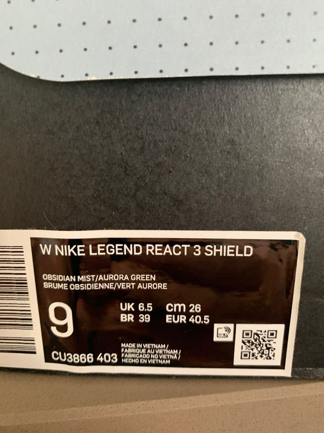 nike legend react running