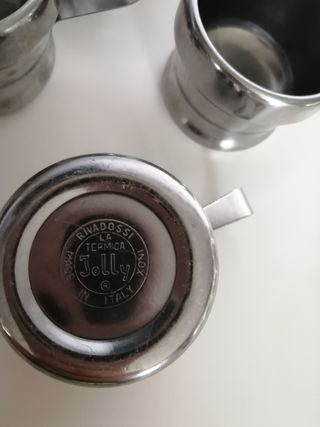 Juego de café italiano. Bandeja y azucarero.