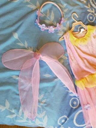 DISFRAZ DE HADA ROSA PARA NIÑA