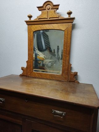 Cómoda madera + Espejo