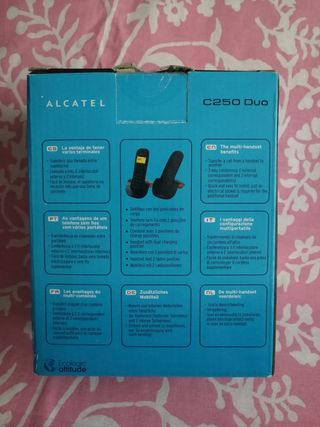 DÚO TELÉFONO INALÁMBRICO ALCATEL