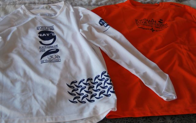 Camisetas running de carreras atléticas populares