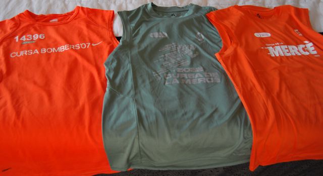 Camisetas running de carreras atléticas populares