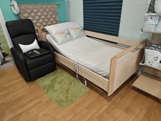 Cama electrica elevable Pardo