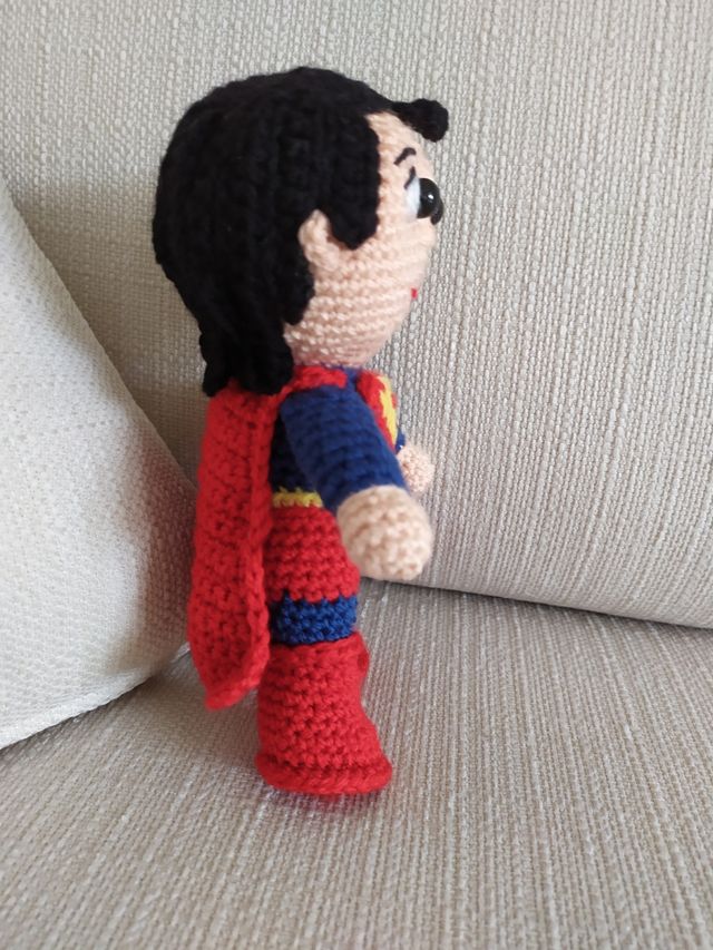 Superman amigurumi.