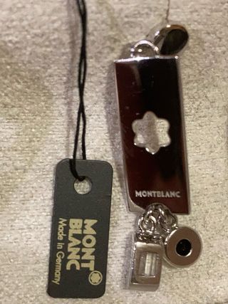 Montblanc Bohème Pendientes Plata Ónix/Cristal 