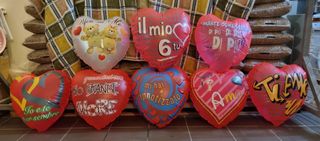 Palloncini a forma di cuore
