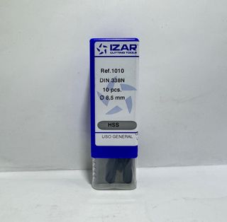 Broca Cilíndrica Hss Din 338 N 1010 8,50mm