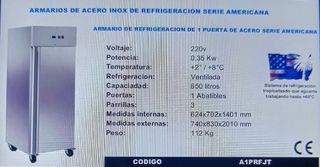 Armario refrigeración SA. 1P