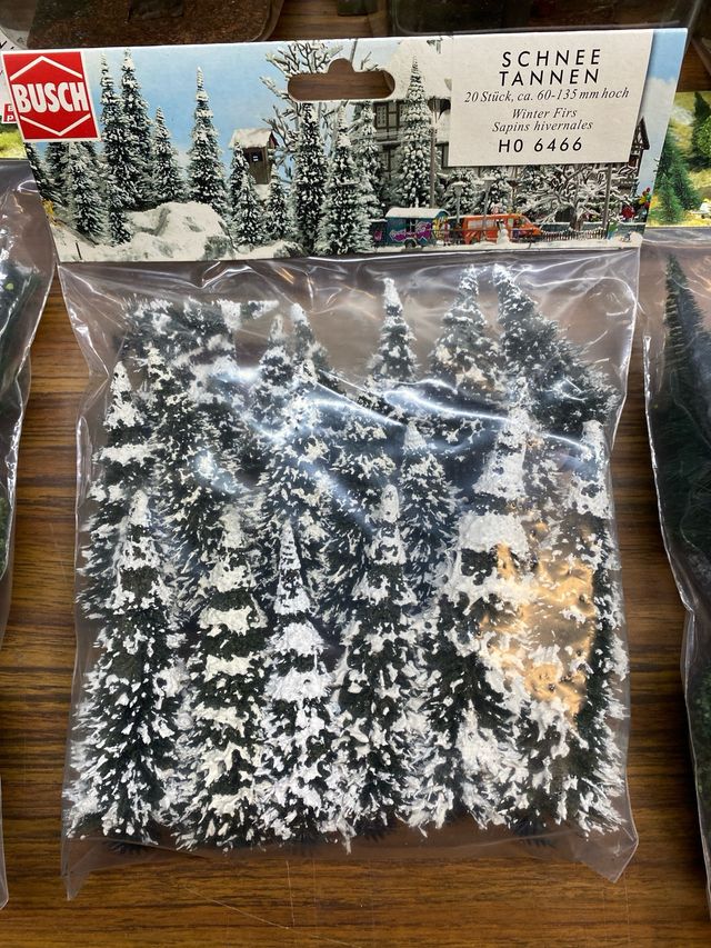 Arboles decoración Escala 1:87