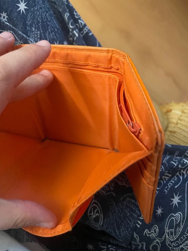 Carteira Infantil Laranja