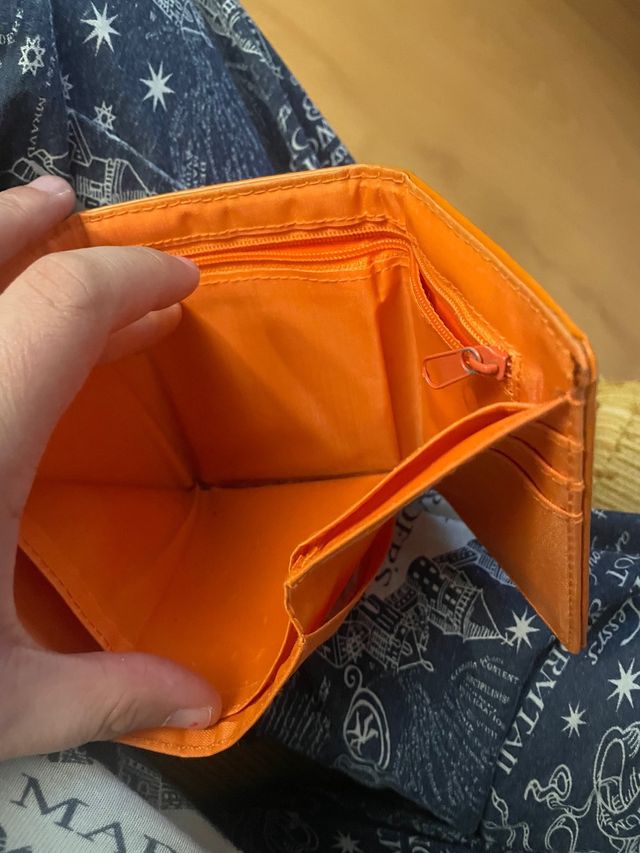 Carteira Infantil Laranja