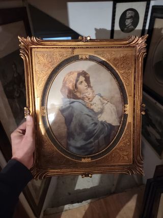 Quadro madonna con bambino