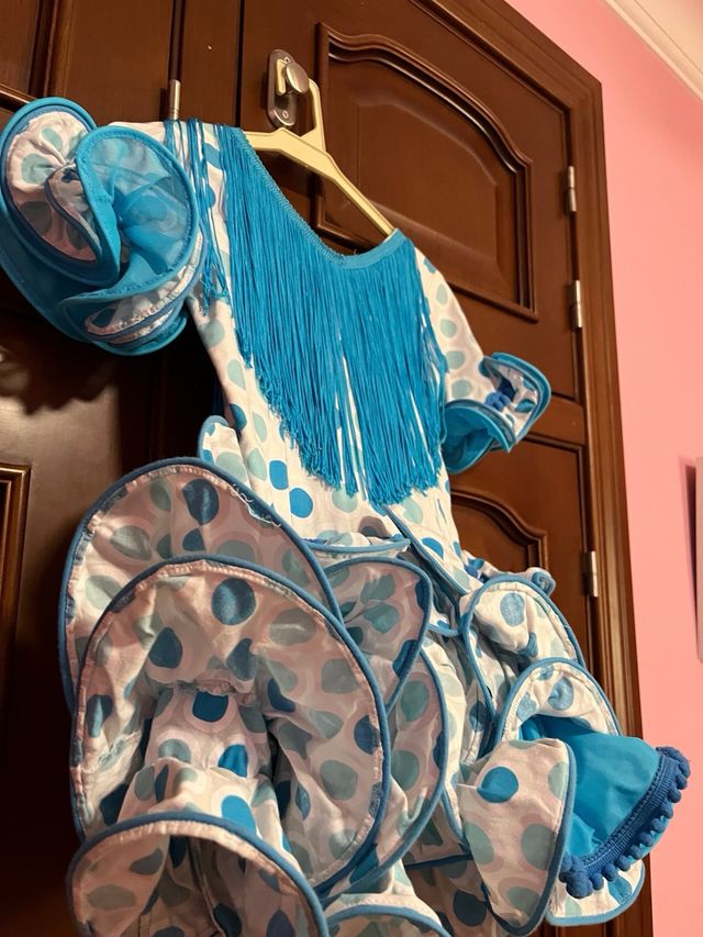 Vestido corto de flamenca niña