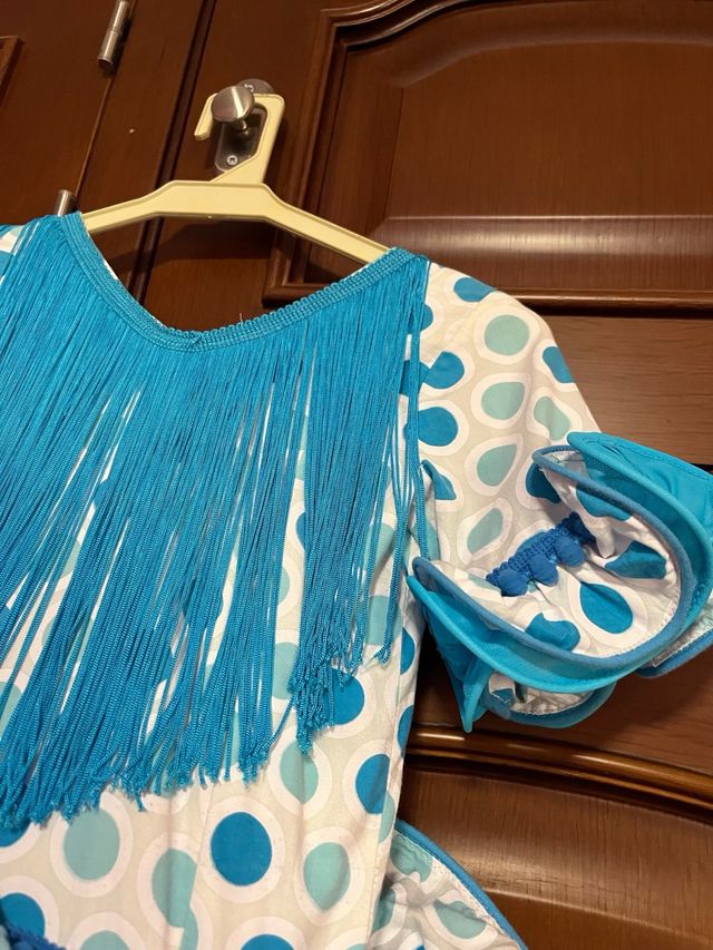 Vestido corto de flamenca niña