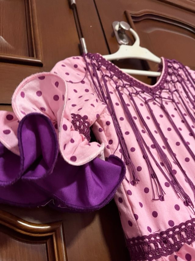 Vestido corto flamenca niña