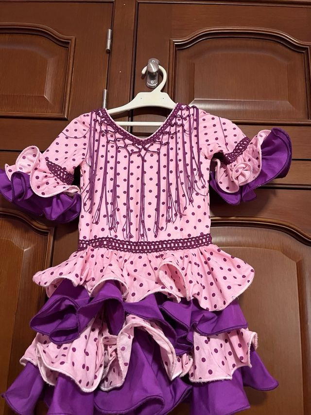 Vestido corto flamenca niña
