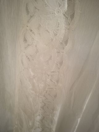 Vestaglia da notte con pizzo vintage anni 70