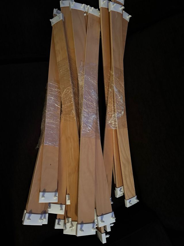 Lamas madera cama 160