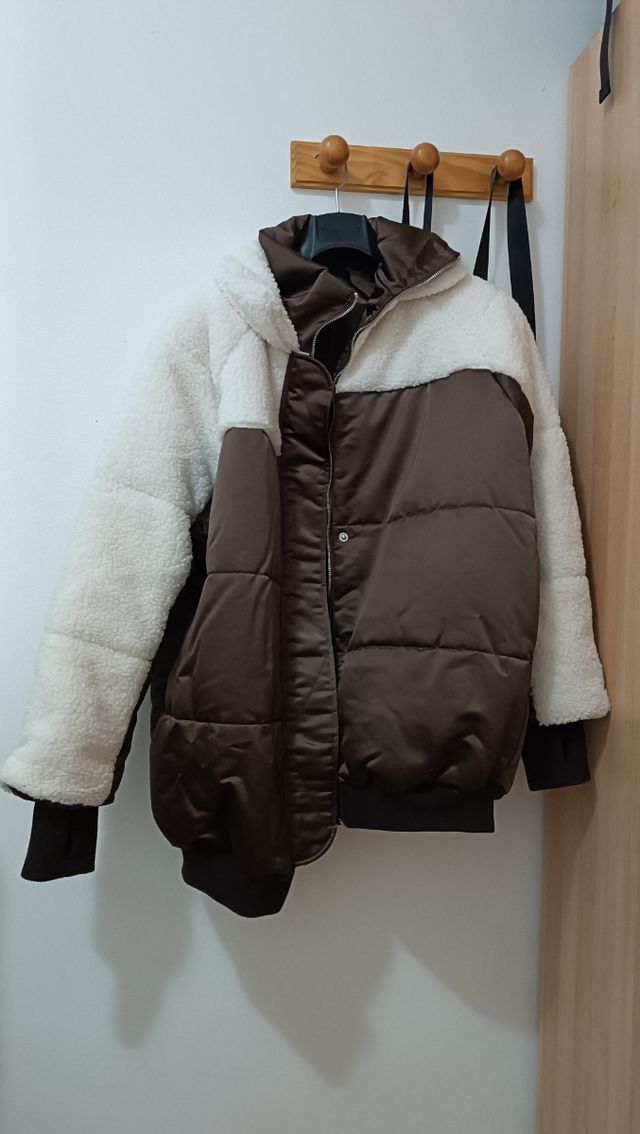 Abrigo oversize borreguito