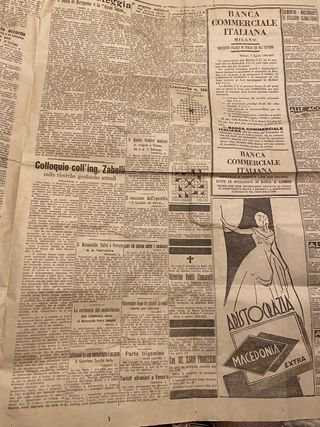 giornali del 1936/39