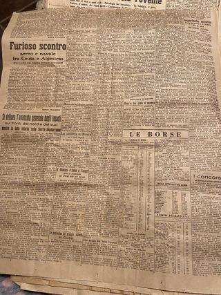 giornali del 1936/39