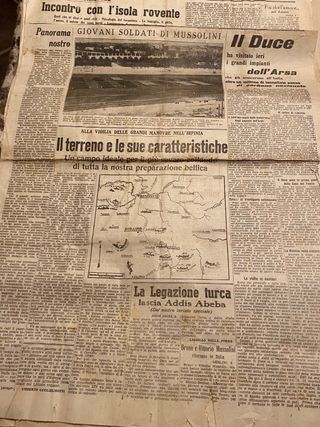 giornali del 1936/39