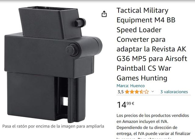 Adaptador speed loader mp5