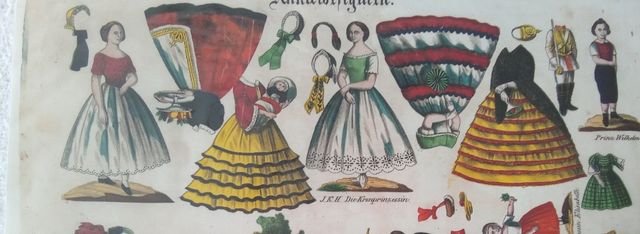 Lote 2 recortables litografías alemanas