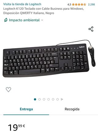 Teclado ordenador LOGITECH K 120