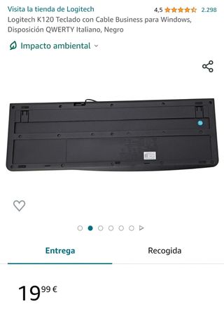 Teclado ordenador LOGITECH K 120