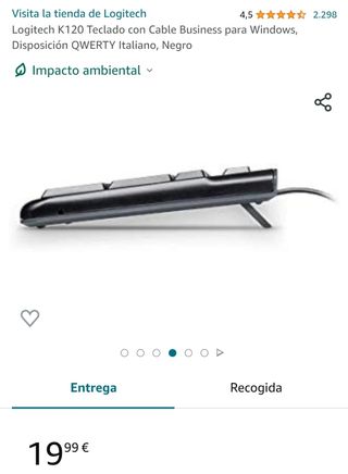 Teclado ordenador LOGITECH K 120