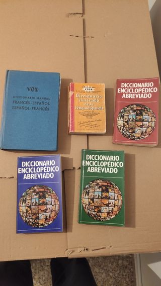 Lote diccionarios antiguos