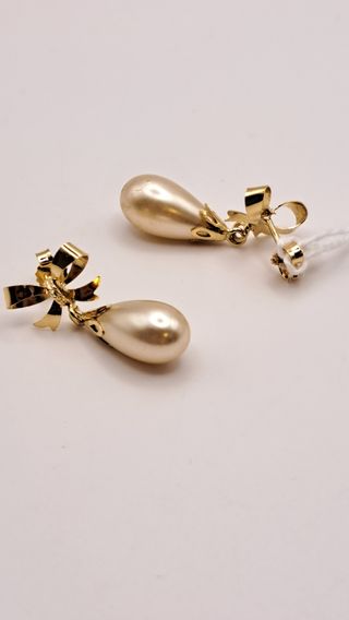 Pendientes de Oro 18K con Perla