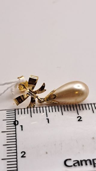 Pendientes de Oro 18K con Perla