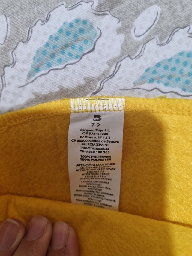 Disfraz enoticono 7/9