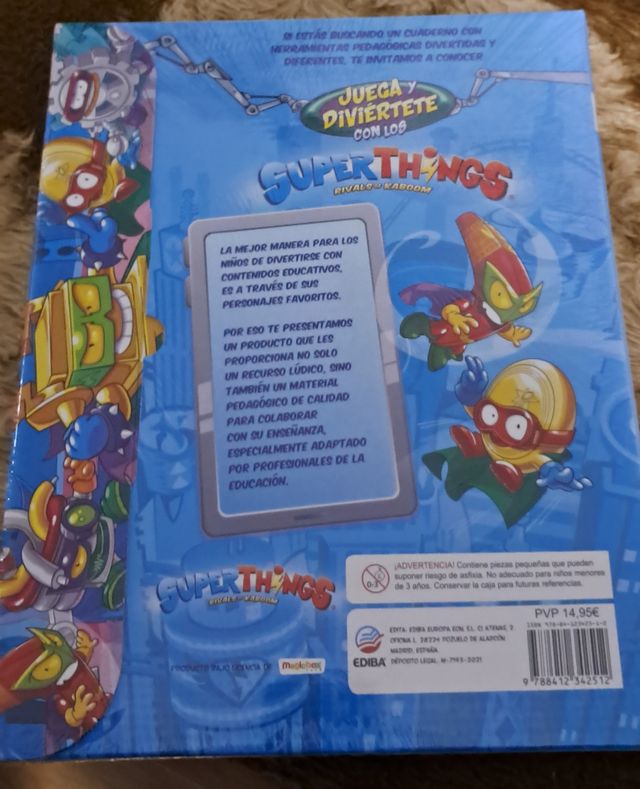 Cuaderno dr vacaciones Superthings