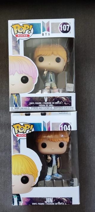 Funko pop de BTS - V y Jin