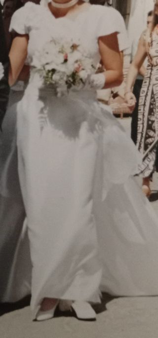 Vestido de novia blanco Firma Pronovias 