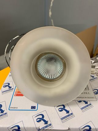 3 Faretti ad incasso in vetro