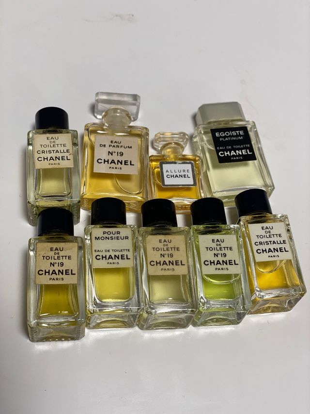 Lote miniaturas de perfume coleccionable