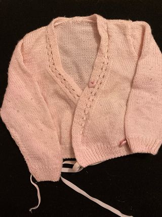 Maglioncino 1-3 mesi fatto a mano