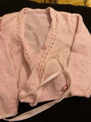 Maglioncino 1-3 mesi fatto a mano