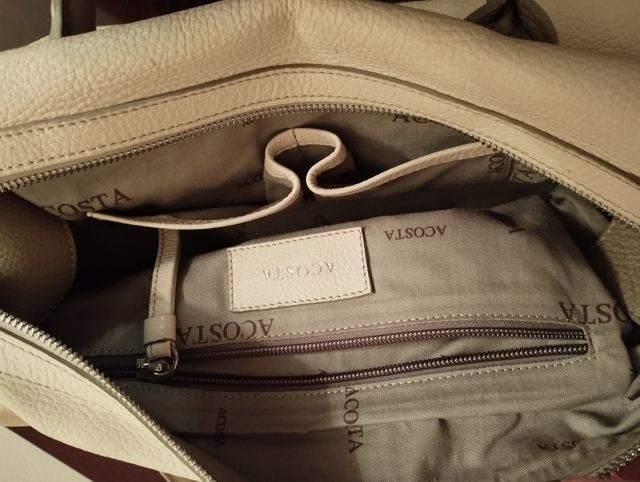 Bolso Acosta de piel. De mano.