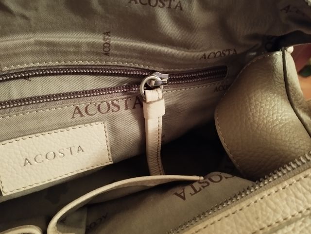 Bolso Acosta de piel. De mano.