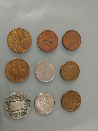 Monedas y Fichas para colección