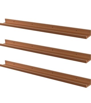 Estántes de madera haya