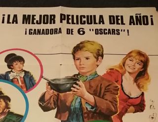 Cartel cine 1969 OLIVER!