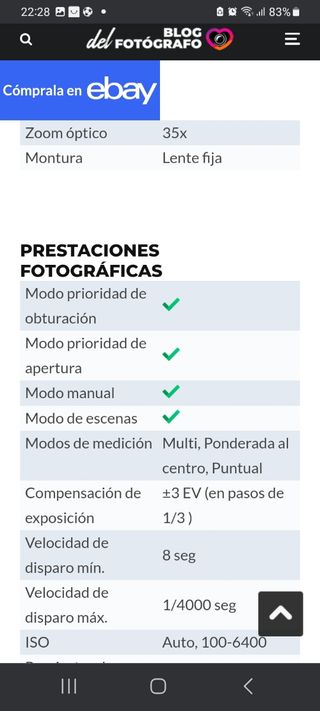 Camara fotos Nikon A 1000