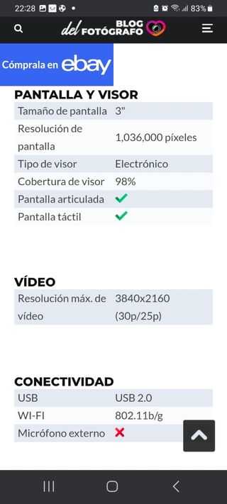 Camara fotos Nikon A 1000